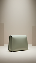 Sage Mist Leather Crossbody Bag